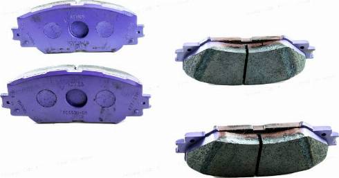 TOYOTA 04465-12610 - Brake Pad Set, disc brake www.autospares.lv