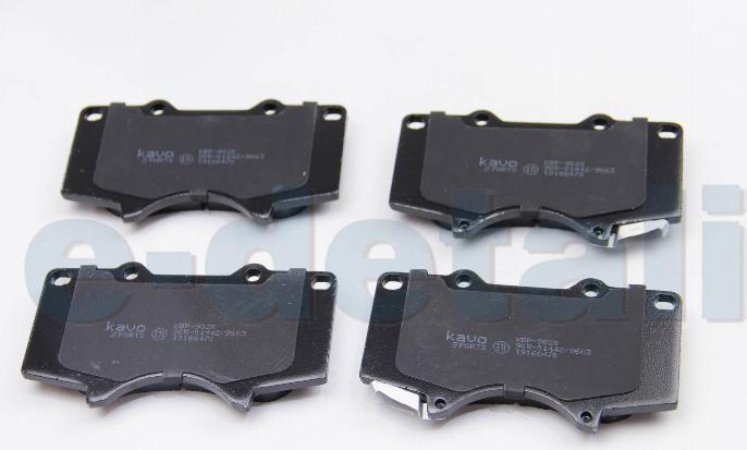 TOYOTA 04465YZZDB - Brake Pad Set, disc brake www.autospares.lv