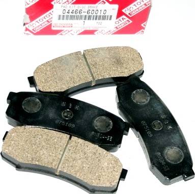 TOYOTA 04466-60010 - Brake Pad Set, disc brake www.autospares.lv