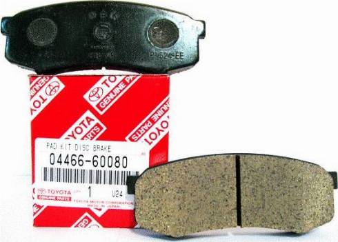 TOYOTA 04466-60080 - Brake Pad Set, disc brake www.autospares.lv