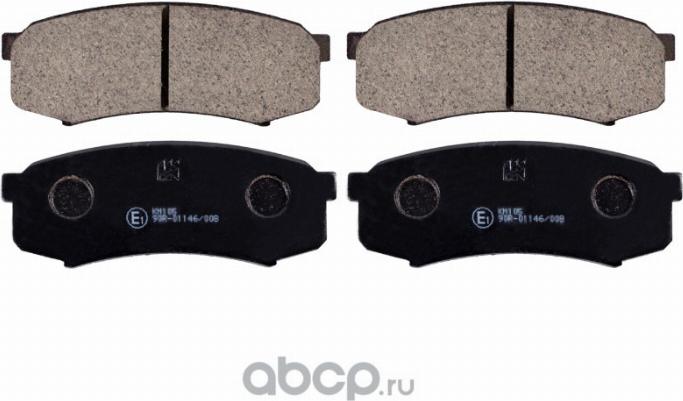 TOYOTA 04466-60020 - Brake Pad Set, disc brake www.autospares.lv