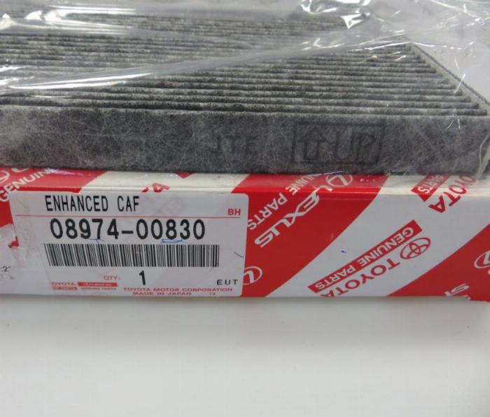 TOYOTA 0897400830 - Filtrs, Salona telpas gaiss www.autospares.lv