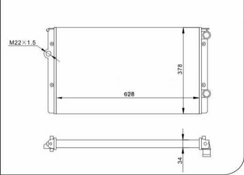 TQ 54520 - Radiators, Motora dzesēšanas sistēma autospares.lv