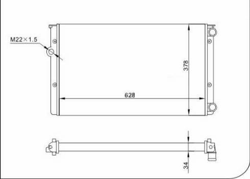 TQ 54521 - Radiators, Motora dzesēšanas sistēma autospares.lv