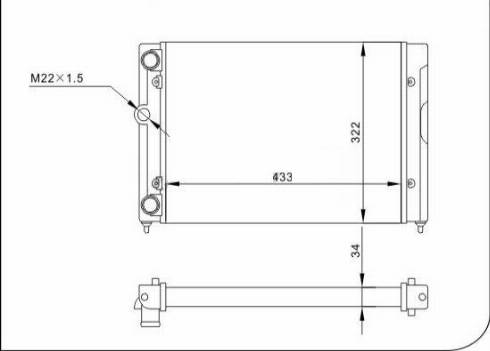 TQ 10128 - Radiators, Motora dzesēšanas sistēma autospares.lv