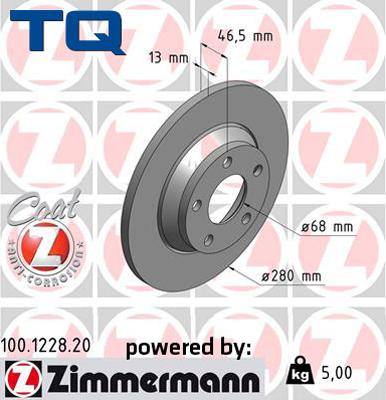 TQ 244496 - Bremžu diski www.autospares.lv