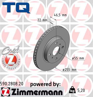 TQ 244554 - Bremžu diski www.autospares.lv