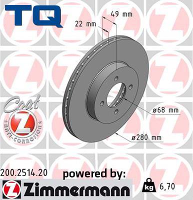 TQ 244510 - Bremžu diski autospares.lv