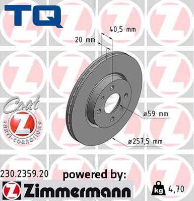 TQ 244512 - Bremžu diski autospares.lv