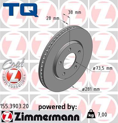 TQ 244584 - Bremžu diski autospares.lv