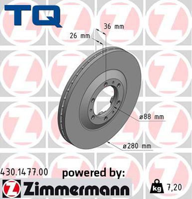 TQ TQ-BD0817 - Bremžu diski www.autospares.lv