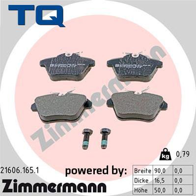 TQ 244690 - Brake Pad Set, disc brake www.autospares.lv