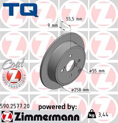 TQ 244616 - Тормозной диск www.autospares.lv