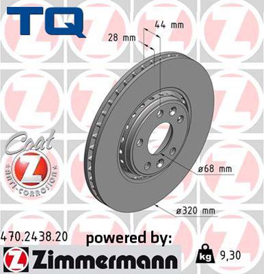 TQ 244672 - Bremžu diski www.autospares.lv