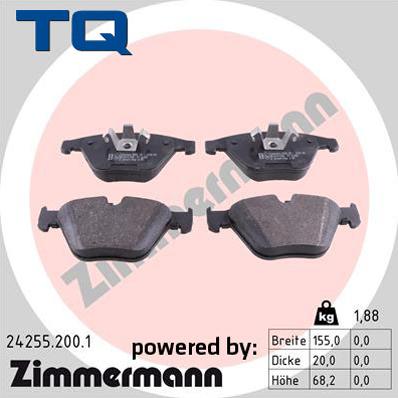 TQ 229542 - Brake Pad Set, disc brake www.autospares.lv