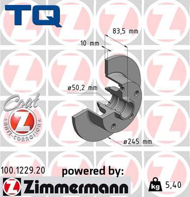 TQ 222595 - Bremžu diski www.autospares.lv