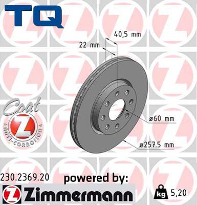 TQ 222658 - Bremžu diski autospares.lv