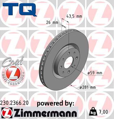 TQ 222657 - Bremžu diski autospares.lv