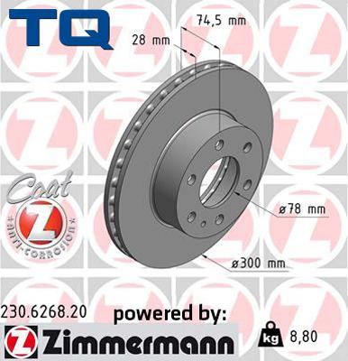 TQ 222665 - Bremžu diski autospares.lv