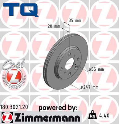 TQ 222619 - Тормозной диск www.autospares.lv