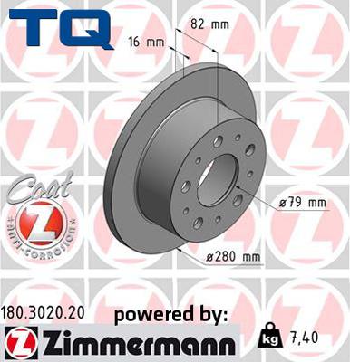 TQ 222618 - Тормозной диск www.autospares.lv