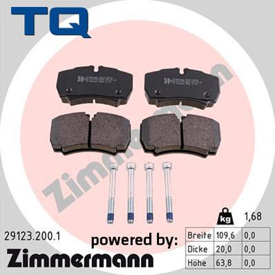 TQ 222741 - Brake Pad Set, disc brake www.autospares.lv