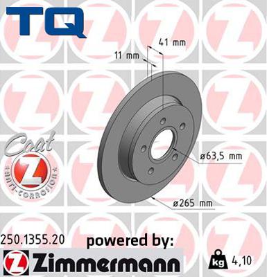 TQ TQ-BD0046 - Brake Disc www.autospares.lv