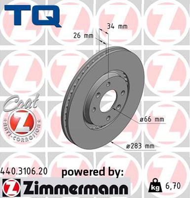 TQ 222775 - Bremžu diski autospares.lv