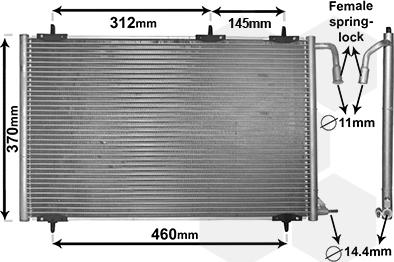 TQ TQ-40005257 - Kondensators, Gaisa kond. sistēma www.autospares.lv