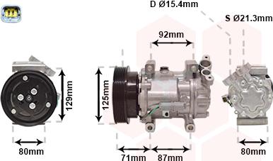 TQ TQ-4300K401 - Kompresors, Gaisa kond. sistēma autospares.lv