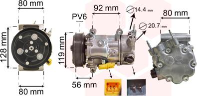 TQ TQ-0900K255 - Kompresors, Gaisa kond. sistēma autospares.lv