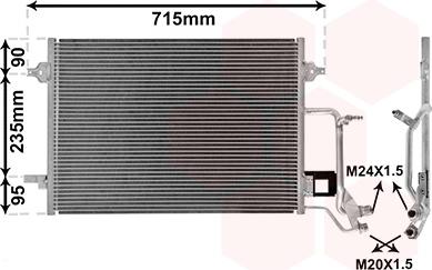 TQ TQ-03005140 - Kondensators, Gaisa kond. sistēma www.autospares.lv