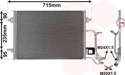 TQ TQ-03005116 - Kondensators, Gaisa kond. sistēma www.autospares.lv