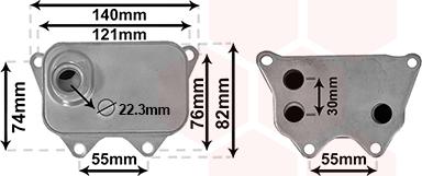 TQ TQ-03013704 - Oil Cooler, engine oil www.autospares.lv