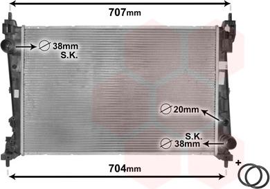 TQ TQ-17002312 - Radiators, Motora dzesēšanas sistēma autospares.lv