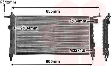 TQ TQ-37002183 - Radiator, engine cooling www.autospares.lv