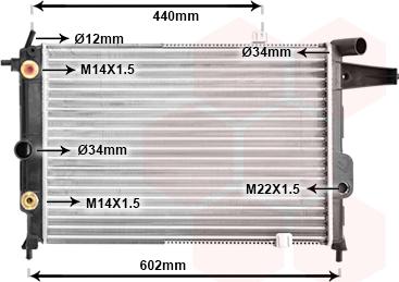 TQ TQ-37002120 - Radiators, Motora dzesēšanas sistēma www.autospares.lv