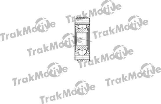 TrakMotive 45-0098 - Šarnīru komplekts, Piedziņas vārpsta autospares.lv