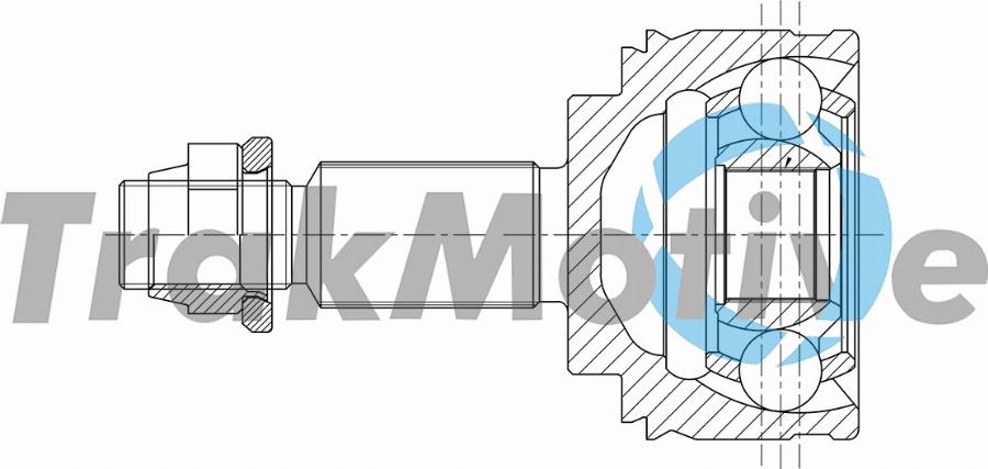 TrakMotive 40-0929 - Šarnīru komplekts, Piedziņas vārpsta www.autospares.lv