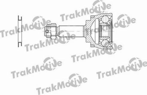 TrakMotive 40-0657 - Šarnīru komplekts, Piedziņas vārpsta www.autospares.lv