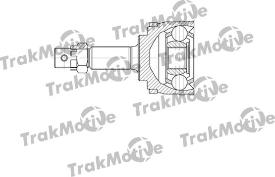 TrakMotive 40-0632 - Šarnīru komplekts, Piedziņas vārpsta www.autospares.lv