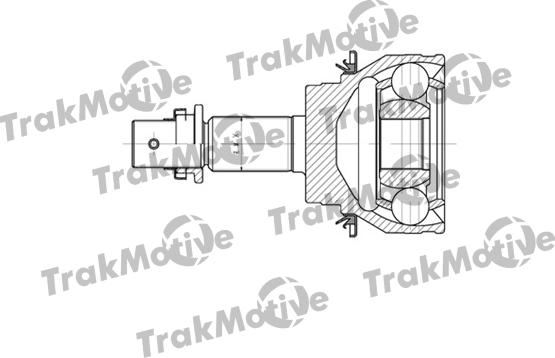 TrakMotive 40-0703 - Šarnīru komplekts, Piedziņas vārpsta www.autospares.lv