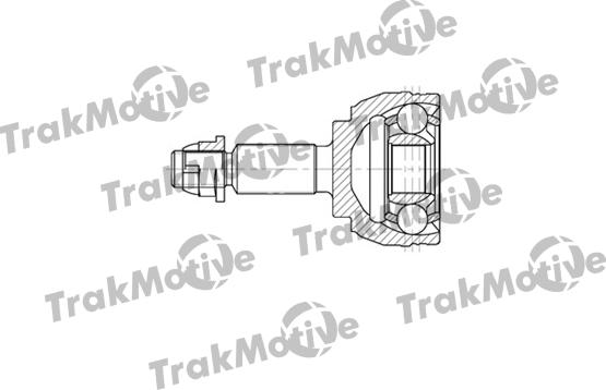 TrakMotive 40-0707 - Šarnīru komplekts, Piedziņas vārpsta www.autospares.lv