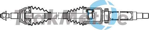 TrakMotive 30-1694 - Приводной вал www.autospares.lv