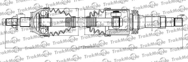 TrakMotive 30-1138 - Приводной вал www.autospares.lv