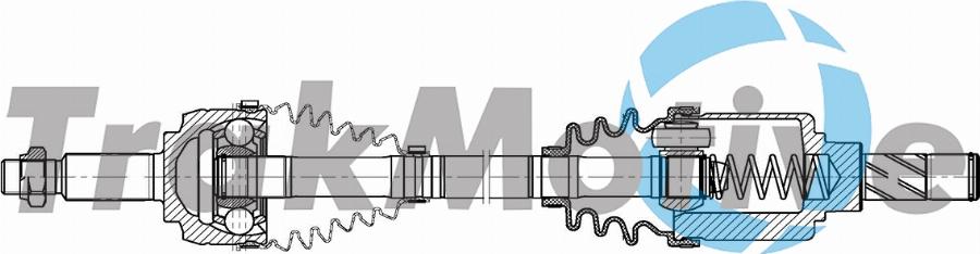 TrakMotive 30-2165 - Piedziņas vārpsta www.autospares.lv