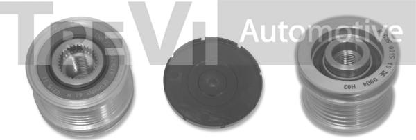 Trevi Automotive AP1012 - Шкив генератора, муфта www.autospares.lv