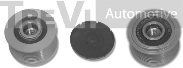 Trevi Automotive AP1076 - Piedziņas skriemelis, Ģenerators www.autospares.lv