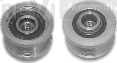 Trevi Automotive AP1195 - Шкив генератора, муфта www.autospares.lv