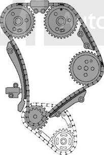 Trevi Automotive KC1042 - Sadales vārpstas piedziņas ķēdes komplekts www.autospares.lv